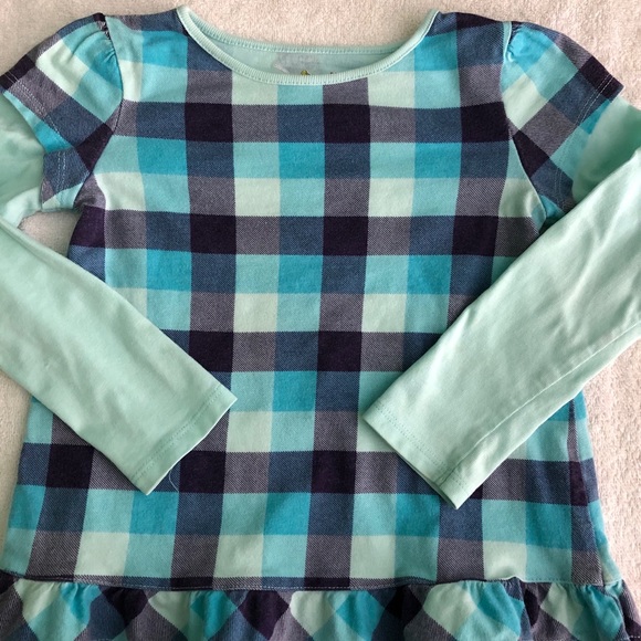 Other - JUMPING BEANS CHECKERED LONG SLEEVE TOP SIZE 4T